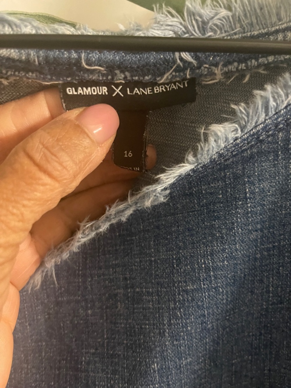 Lane Bryant Washed Blue Short-Sleeve Denim Top - Picture 2 of 5
